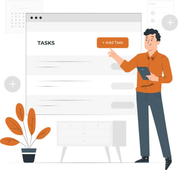 Illustration representing maintaining and marketing your website